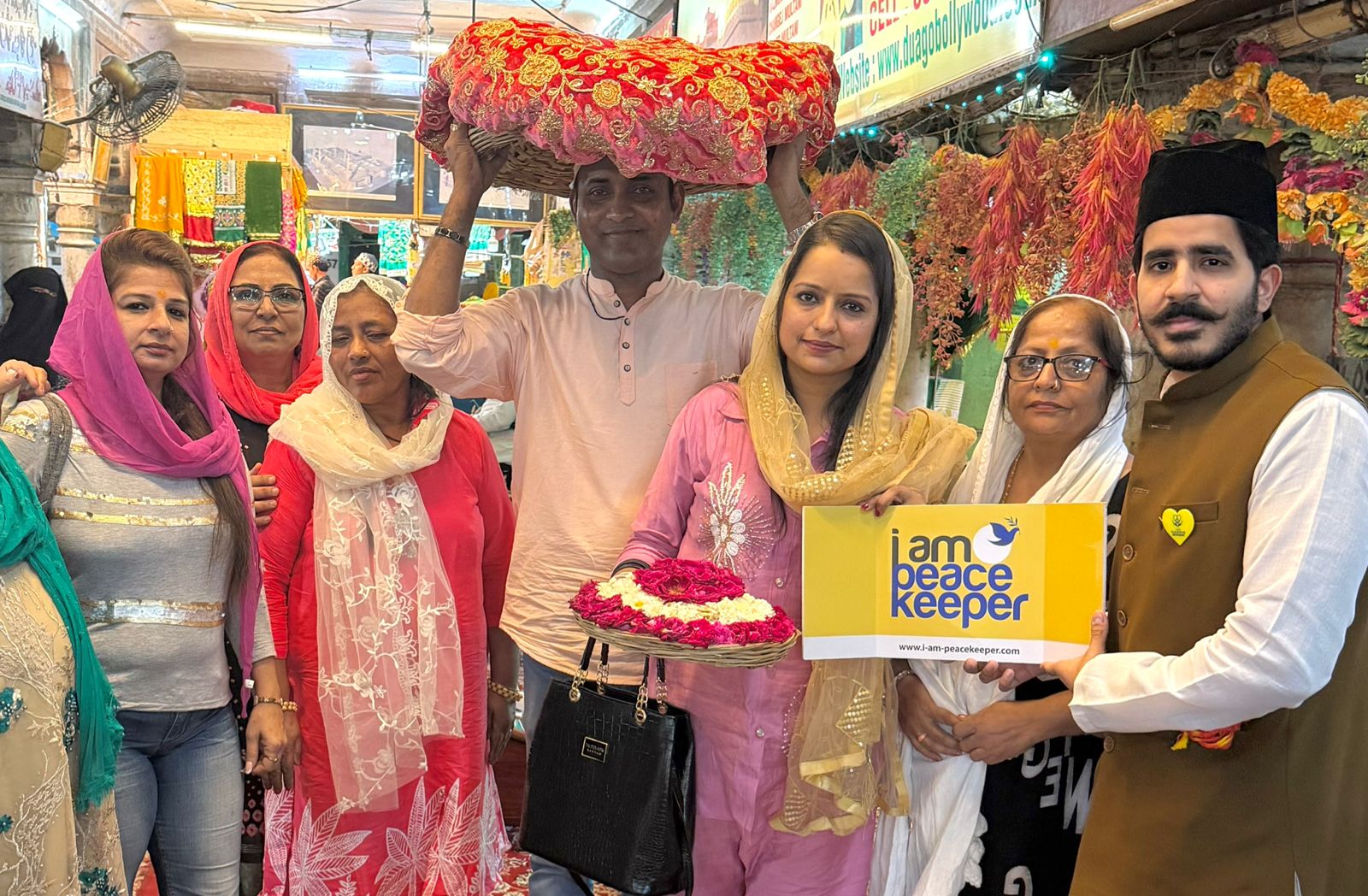 Phoolon ki chadar — flower chadar for Khwaja Gharib Nawaz mazar